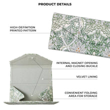 Load image into Gallery viewer, Birds by William Morris Glasses Case - Vegan Folding Hard Shell Case