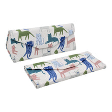 Load image into Gallery viewer, Indie Cats Glasses Case – Cute Animals – Vegan Leather