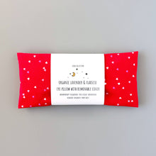 Load image into Gallery viewer, Lavender Eye Pillow w/ Removable Cover - Tiny Hearts