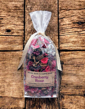 Load image into Gallery viewer, Cranberry Rose Handcrafted Country Potpourri.