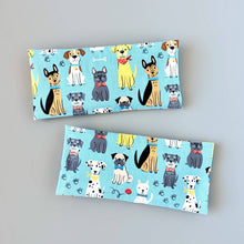 Load image into Gallery viewer, Lavender Eye Pillow w/ Removable Cover - Dogs with Bandanas