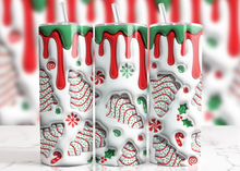 Load image into Gallery viewer, Christmas tree snack cake tumbler