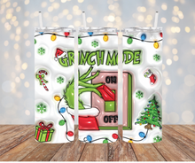 Load image into Gallery viewer, Grinch Mode tumbler