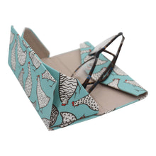 Load image into Gallery viewer, Chickens Glasses Case – Cute Animals – Vegan Leather