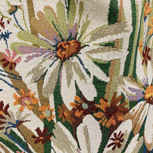 Load image into Gallery viewer, Floral Large Capacity Tote Bag with Zipper Closure