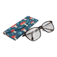 Load image into Gallery viewer, Mushroom Glasses Case - Vegan Leather Folding Hard Case