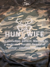 Load image into Gallery viewer, Hunt wife camo tee