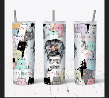 Load image into Gallery viewer, Cat Mom Tumbler
