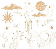 Load image into Gallery viewer, Celestial Cat tumbler