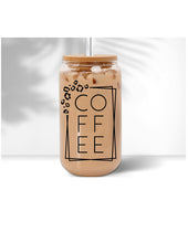 Load image into Gallery viewer, Glass beer cans with bamboo lids