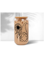 Load image into Gallery viewer, Glass beer cans with bamboo lids