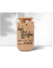 Load image into Gallery viewer, Glass beer cans with bamboo lids