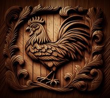 Load image into Gallery viewer, Embossed Chicken tumbler