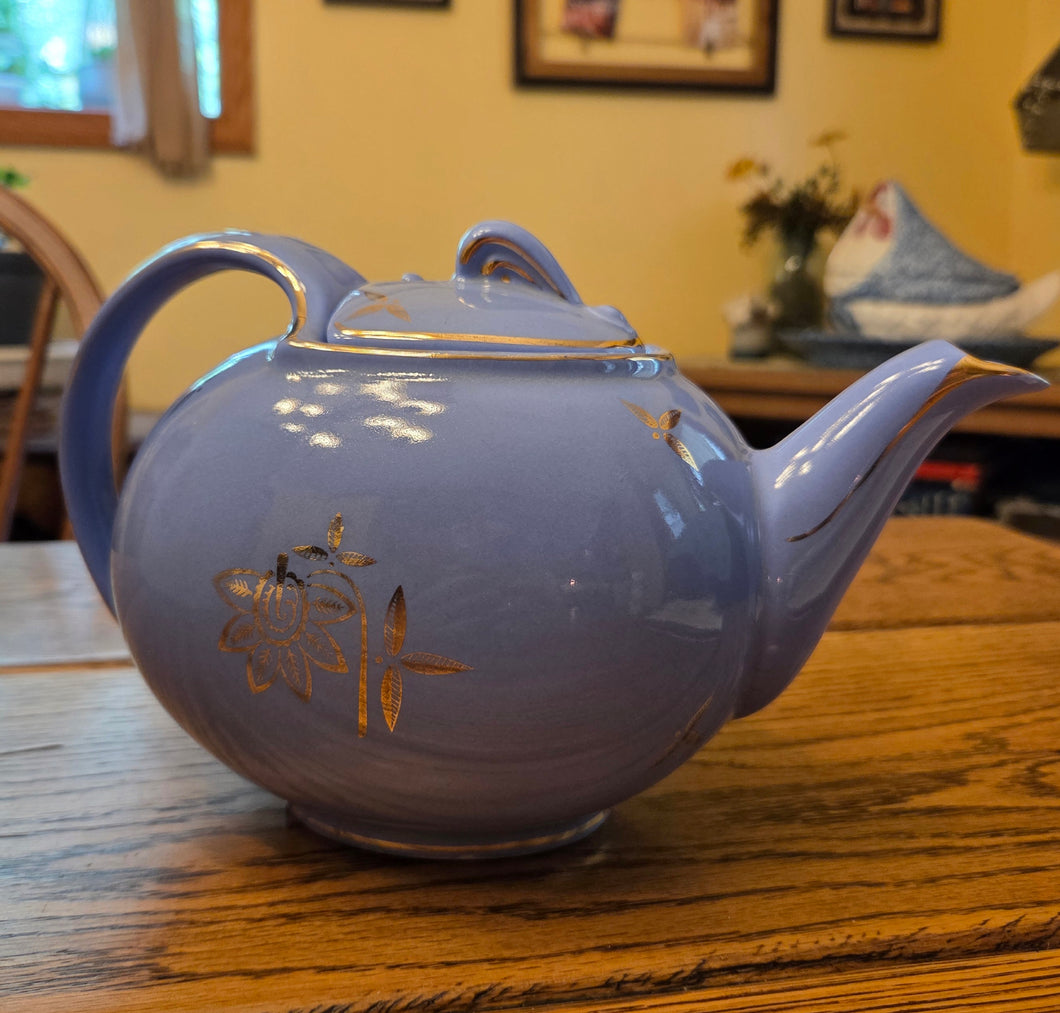Vintage Blue Teapot