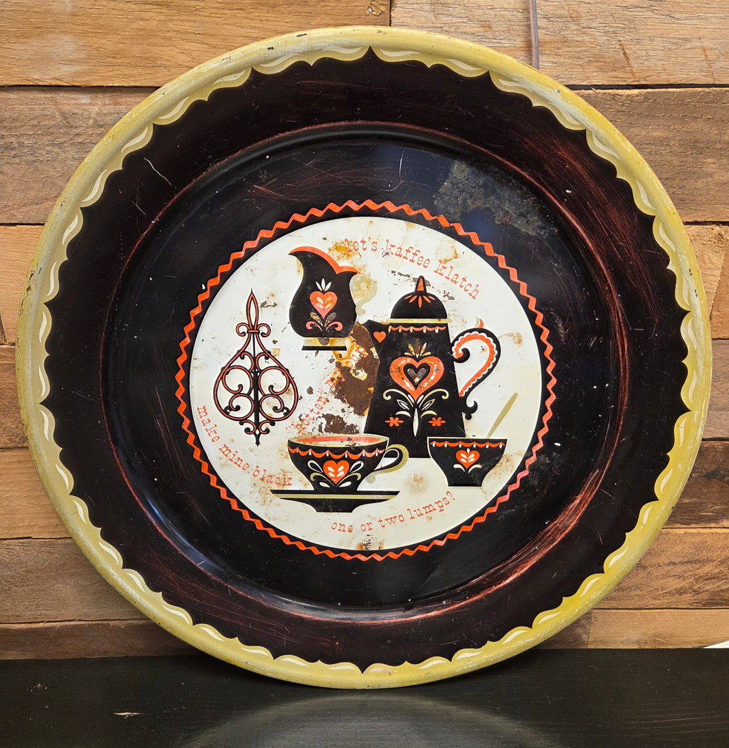 Vintage Coffee Serving Tray