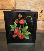 Load image into Gallery viewer, Hand painted strawberry tin
