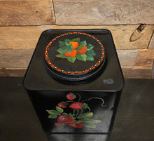 Load image into Gallery viewer, Hand painted strawberry tin
