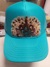 Load image into Gallery viewer, Trucker Hats w/ Feather

