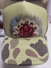 Load image into Gallery viewer, Trucker Hats w/ Feather
