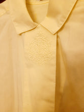 Load image into Gallery viewer, Vintage Yellow Collared blouse
