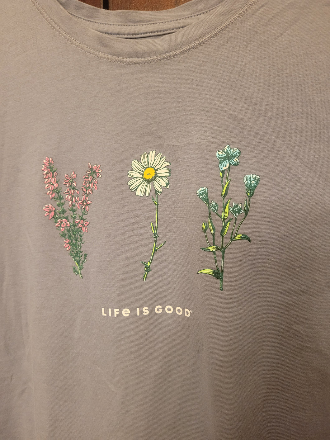 Life is Good Floral tee