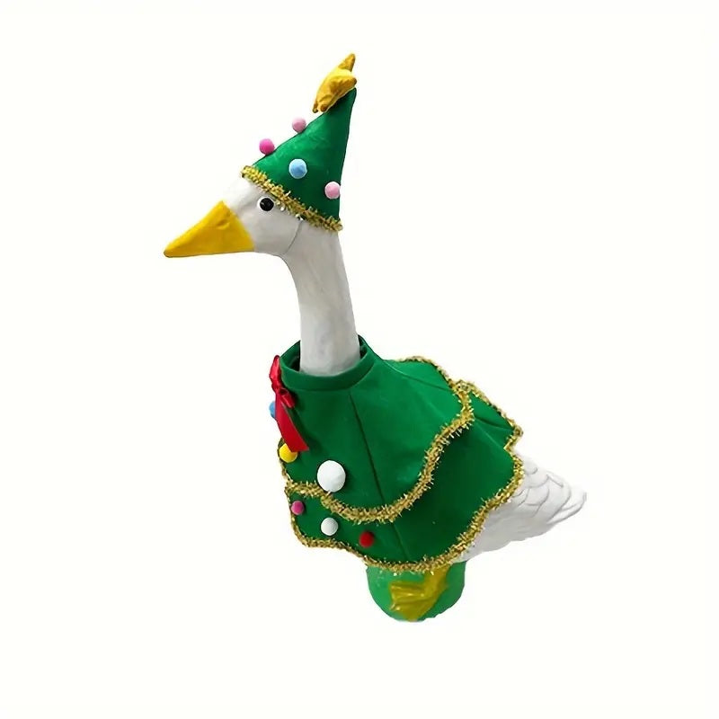 Porch Goose Christmas Tree