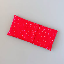 Load image into Gallery viewer, Lavender Eye Pillow w/ Removable Cover - Tiny Hearts
