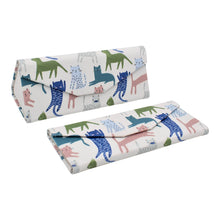 Load image into Gallery viewer, Indie Cats Glasses Case – Cute Animals – Vegan Leather
