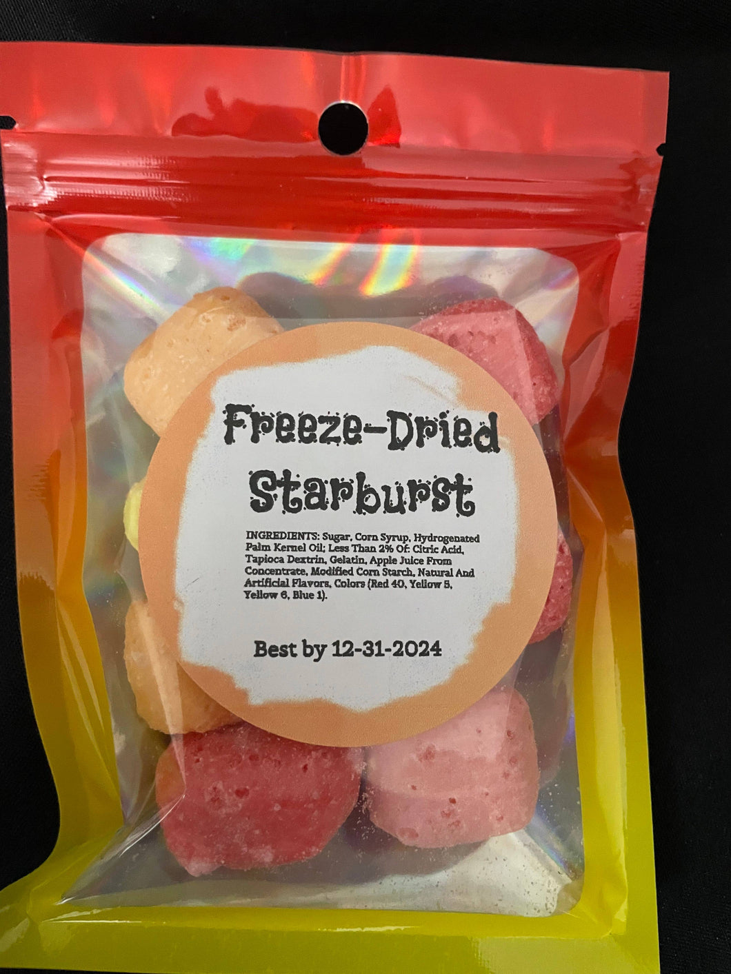 Freeze dried candy starburst small bags