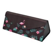 Load image into Gallery viewer, Flamingo Glasses Case – Cute Animals – Vegan Leather
