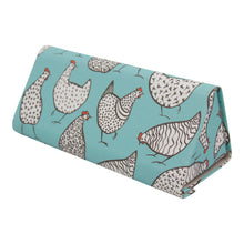 Load image into Gallery viewer, Chickens Glasses Case – Cute Animals – Vegan Leather
