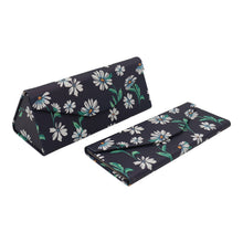 Load image into Gallery viewer, Chamomile Glasses Case - Vegan Leather Folding Hard Case
