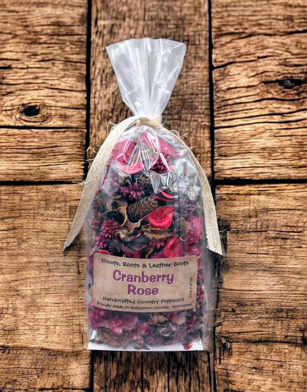 Cranberry Rose Handcrafted Country Potpourri.