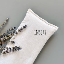Load image into Gallery viewer, Lavender Eye Pillow w/ Removable Cover - Mint White Swirls
