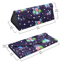 Load image into Gallery viewer, Succulent Terrarium Glasses Case – Cactus – Vegan Leather
