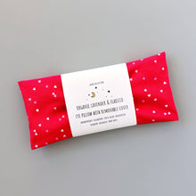 Load image into Gallery viewer, Lavender Eye Pillow w/ Removable Cover - Tiny Hearts
