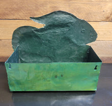 Load image into Gallery viewer, Folk art rabbit flower box
