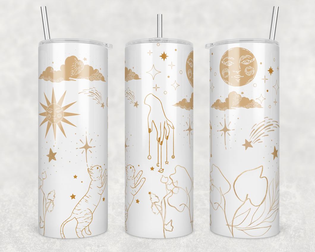 Celestial Cat tumbler