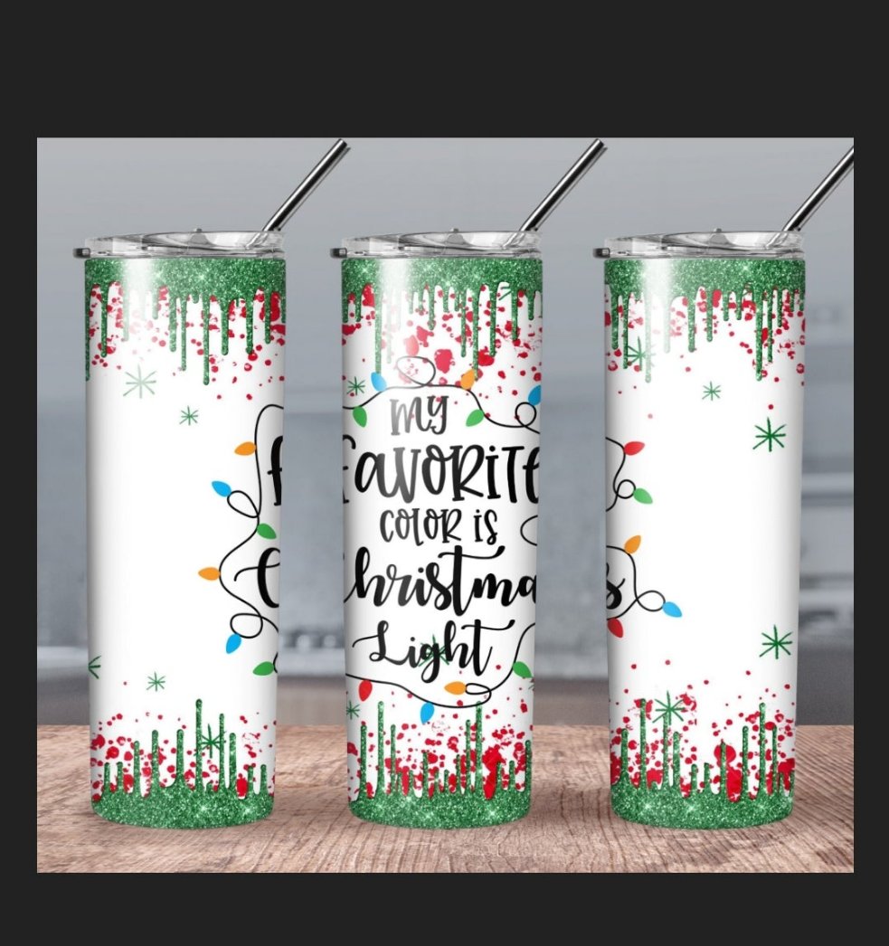 Christmas Lights tumbler