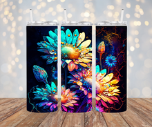 Load image into Gallery viewer, Watercolor Daisy tumbler
